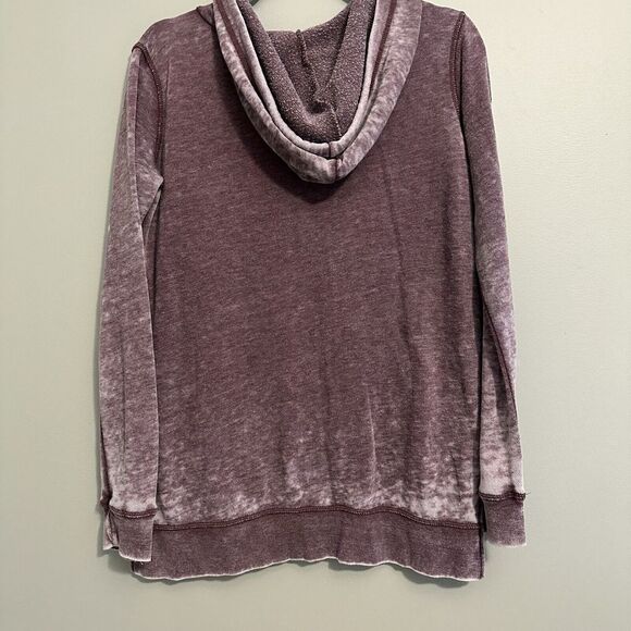 Disney Hoodie Size Medium‎ Maroon Mickey Mouse Distressed - Picture 2 of 5